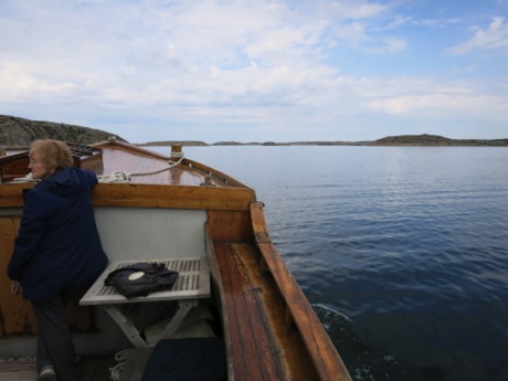 on our boat ride